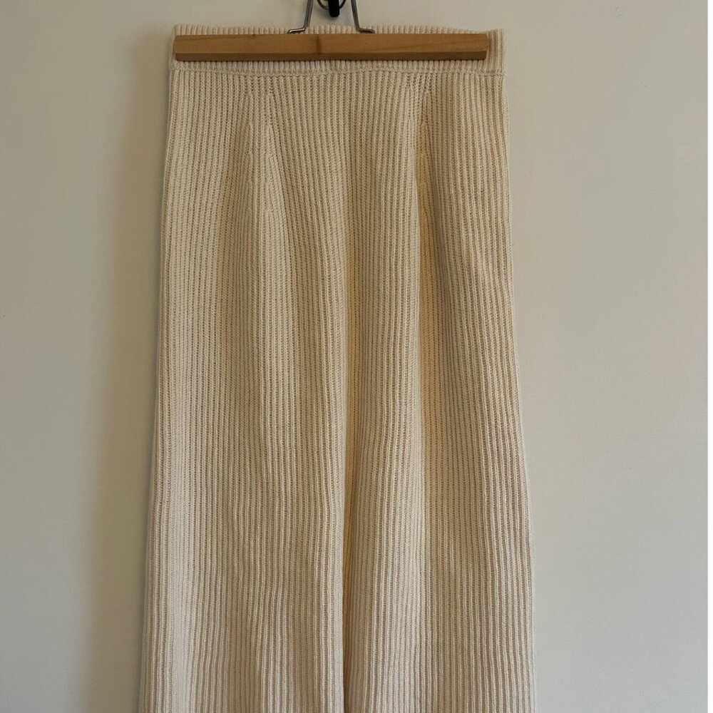 Everlane  Organic Cotton Sweater Midi Skirt